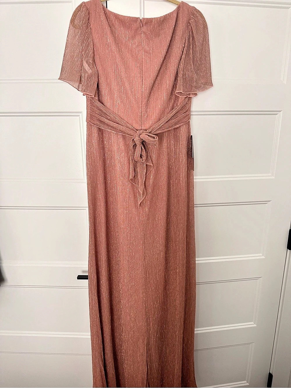 Azazie Alameda Maxi Dress in Pink Size 12 NWT